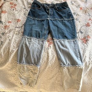 Ragged Priest tri-colored jeans